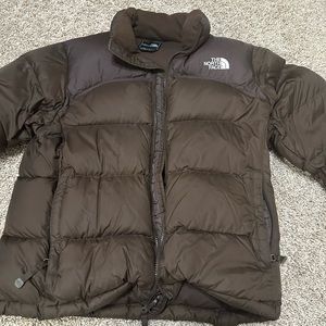 North face womens brown jacket size medium